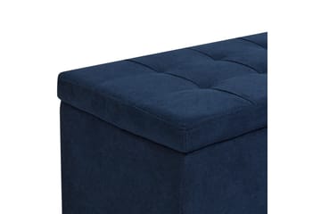 Fotpall Orem Blå/Svart - Blå/Svart - Møbler - Stoler & lenestoler - Krakk - Fotskammel