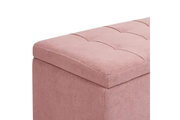 Fotpall Orem Rosa/Svart - Rosa/Svart - Møbler - Stoler & lenestoler - Krakk - Fotskammel