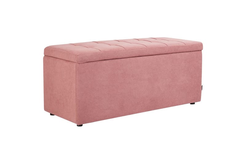 Fotpall Orem Rosa/Svart - Rosa/Svart - Møbler - Stoler & lenestoler - Krakk - Fotskammel