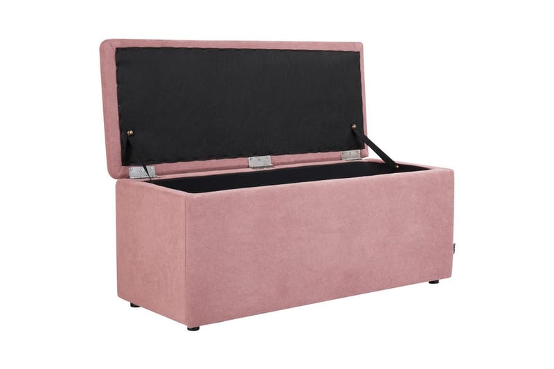 Fotpall Orem Rosa/Svart - Rosa/Svart - Møbler - Stoler & lenestoler - Krakk - Fotskammel