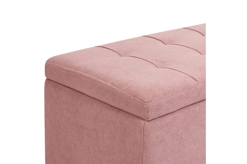 Fotpall Orem Rosa/Svart - Rosa/Svart - Møbler - Stoler & lenestoler - Krakk - Fotskammel