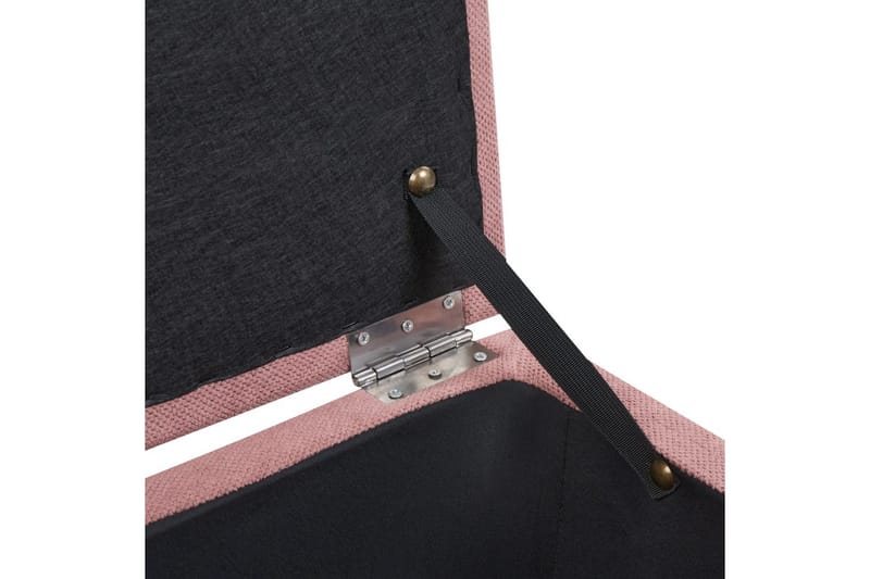 Fotpall Orem Rosa/Svart - Rosa/Svart - Møbler - Stoler & lenestoler - Krakk - Fotskammel