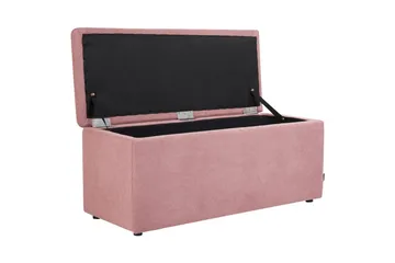 Fotpall Orem Rosa/Svart - Rosa/Svart - Møbler - Stoler & lenestoler - Krakk - Fotskammel