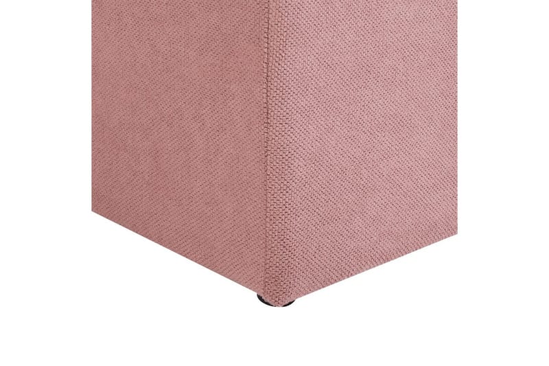 Fotpall Orem Rosa/Svart - Rosa/Svart - Møbler - Stoler & lenestoler - Krakk - Fotskammel