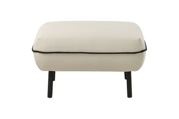 Fotpall Tonsberg Beige/svart - Beige/svart - Møbler - Stoler & lenestoler - Krakk - Fotskammel