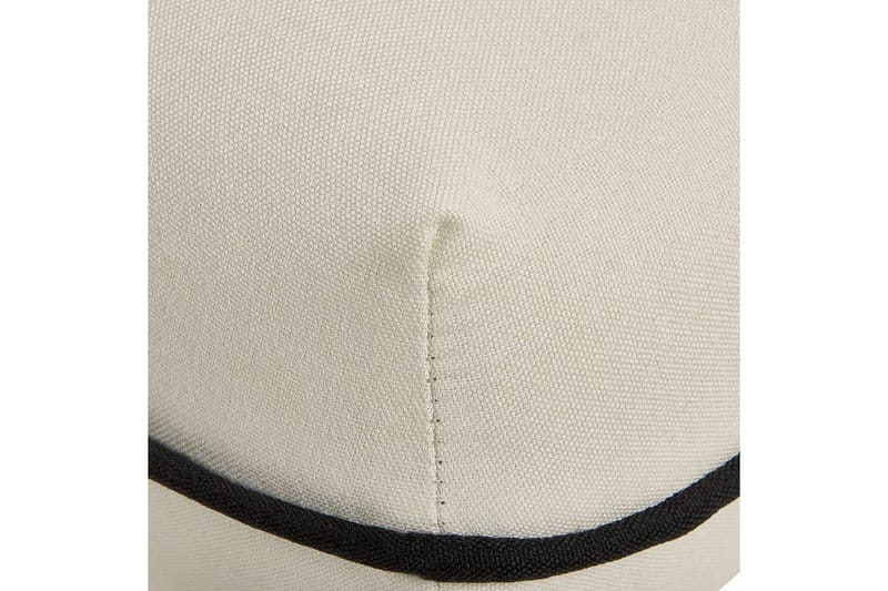 Fotpall Tonsberg Beige/svart - Beige/svart - Møbler - Stoler & lenestoler - Krakk - Fotskammel