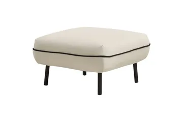 Fotpall Tonsberg Beige/svart - Beige/svart - Møbler - Stoler & lenestoler - Krakk - Fotskammel