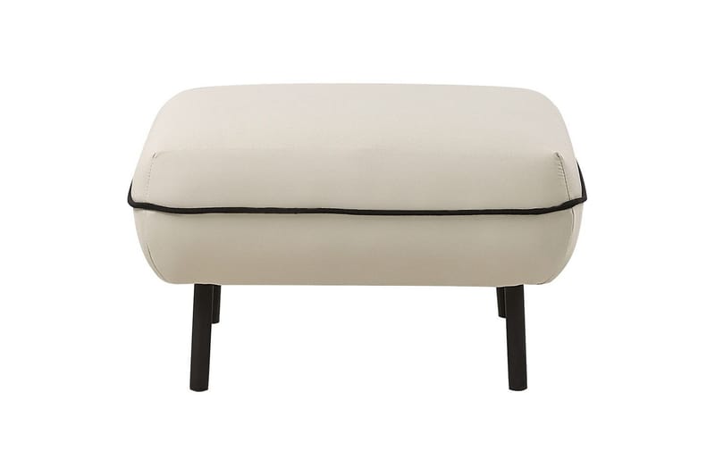 Fotpall Tonsberg Beige/svart - Beige/svart - Møbler - Stoler & lenestoler - Krakk - Fotskammel
