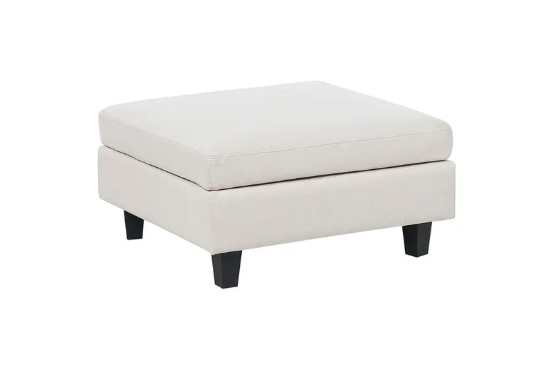 Fotpall Unstad Lysebeige/svart, Lysebeige/svart