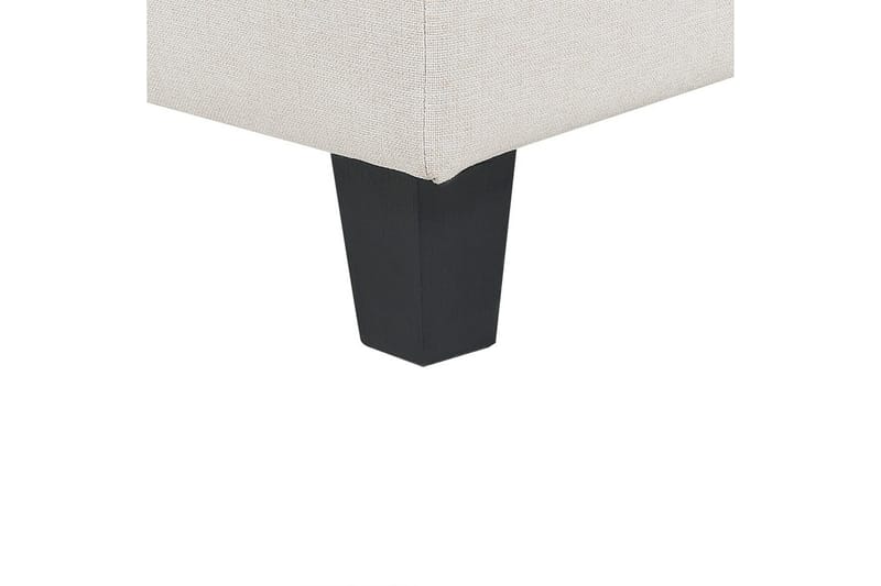 Fotpall Unstad Lysebeige/svart - Lysebeige/svart - Møbler - Stoler & lenestoler - Krakk - Fotskammel