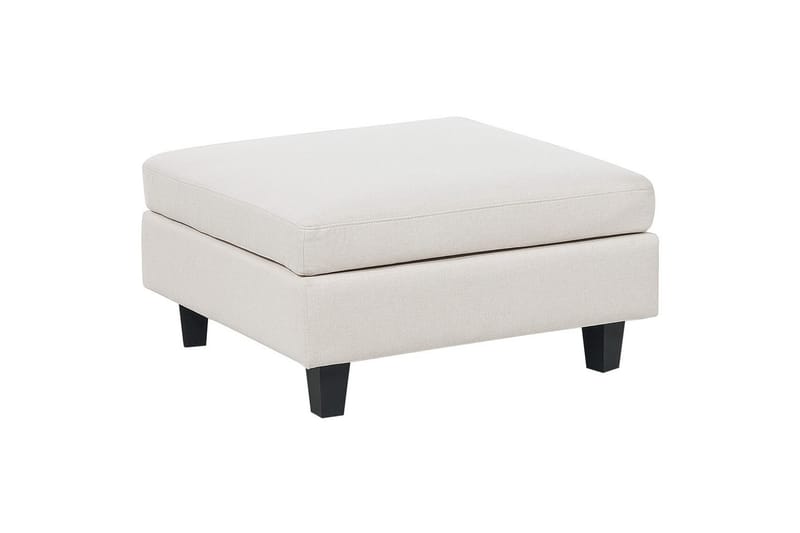 Fotpall Unstad Lysebeige/svart - Lysebeige/svart - Møbler - Stoler & lenestoler - Krakk - Fotskammel
