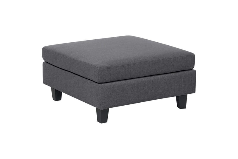 Fotpall Unstad Mørk grå/svart - Mørk grå/svart - Møbler - Stoler & lenestoler - Krakk - Fotskammel