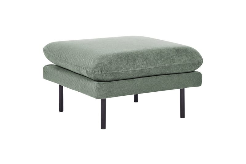 Fotpall Vinterbro Grønn/svart, Polyester - Grønn/svart, Polyester - Møbler - Stoler & lenestoler - Krakk - Fotskammel