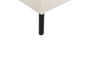 Fotpall Vinterbro Lysebeige/svart, Polyester - Lysebeige/svart, Polyester - Møbler - Stoler & lenestoler - Krakk - Fotskammel