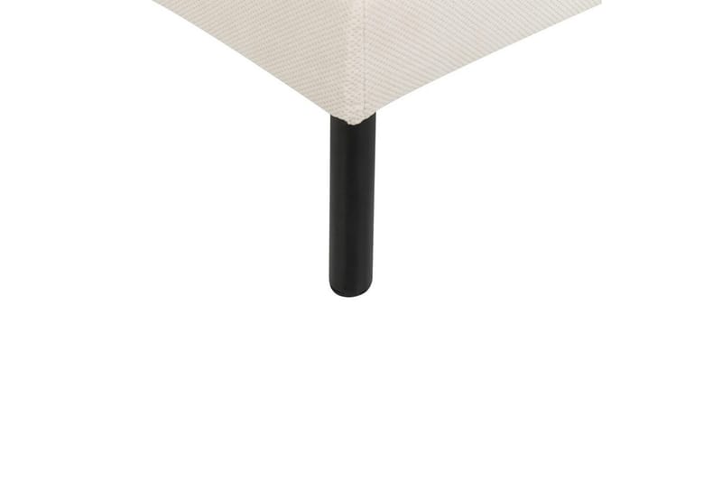 Fotpall Vinterbro Lysebeige/svart, Polyester - Lysebeige/svart, Polyester - Møbler - Stoler & lenestoler - Krakk - Fotskammel