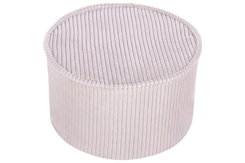 Fotpall Zikria Beige - Beige - Møbler - Stoler & lenestoler - Krakk - Puff