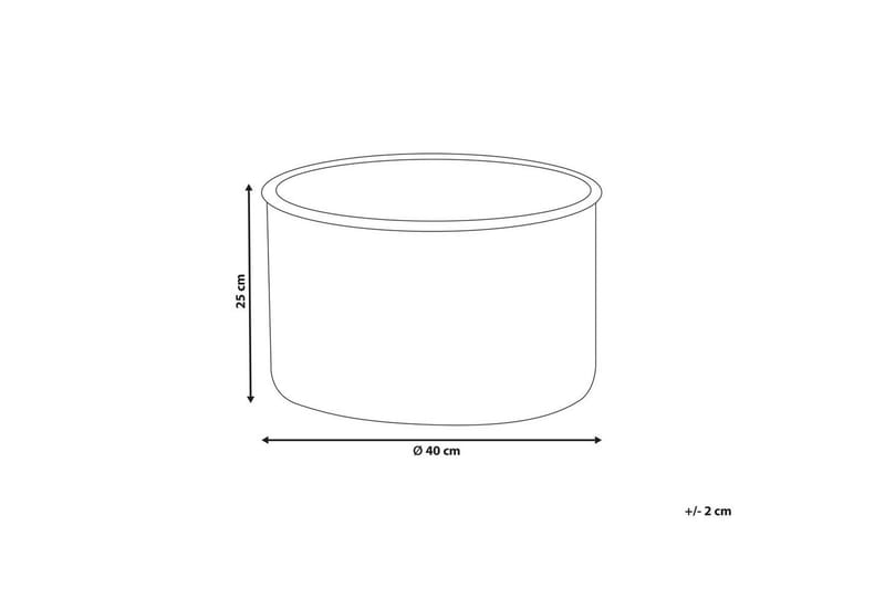 Fotpall Zikria Rosa - Rosa - Møbler - Stoler & lenestoler - Krakk - Puff
