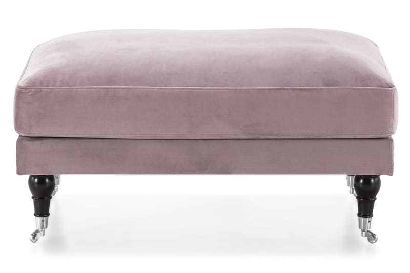 Andrew Fotskammel Fløyel - Lilla/Krom - Møbler - Stoler & lenestoler - Krakk - Fotskammel