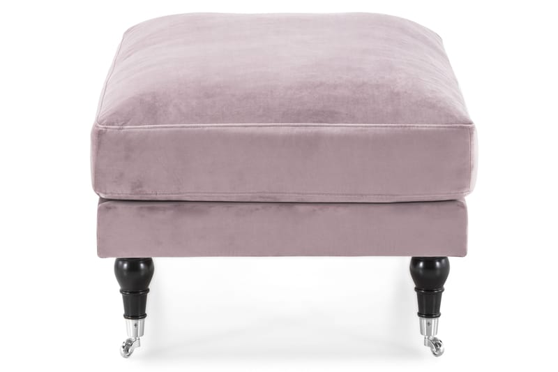 Andrew Fotskammel Fløyel - Lilla/Krom - Møbler - Stoler & lenestoler - Krakk - Fotskammel