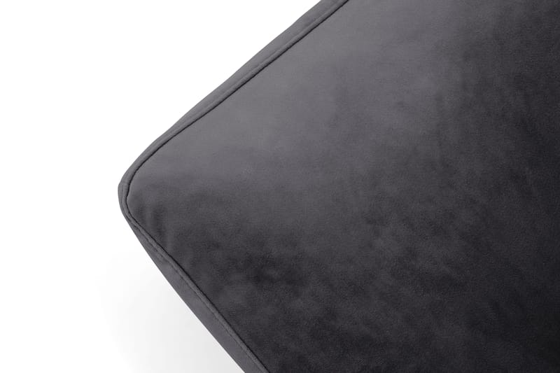 Andrew Fotskammel Fløyel - Mørkegrå/Messing - Møbler - Stoler & lenestoler - Krakk - Fotskammel