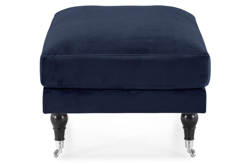 Andrew Fotskammel Fløyel - Midnattsblå/Krom - Møbler - Stoler & lenestoler - Krakk - Fotskammel