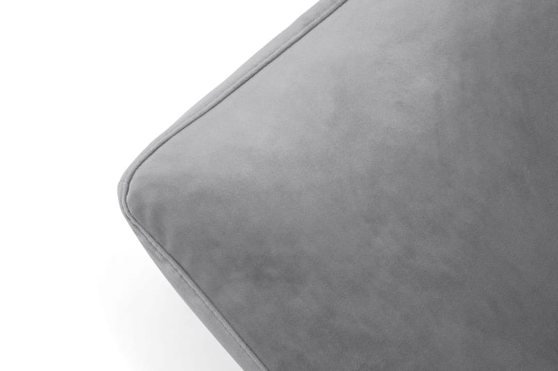 Andrew Fotskammel Fløyel - Sølvgrå/Krom - Møbler - Stoler & lenestoler - Krakk - Fotskammel