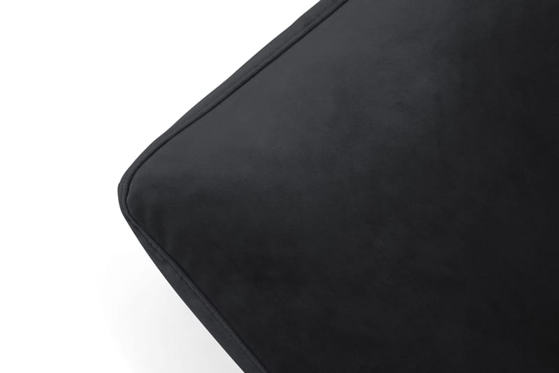 Andrew Fotskammel Fløyel - Svart/Krom - Møbler - Stoler & lenestoler - Krakk - Fotskammel