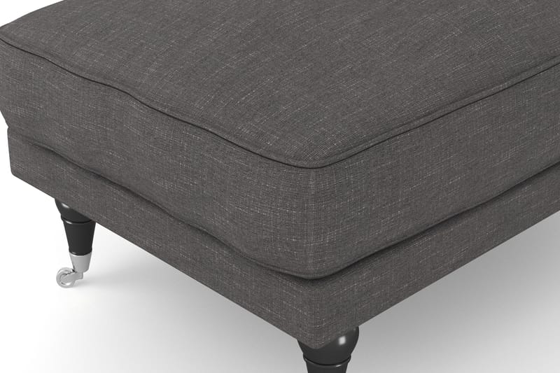 Andrew Fotskammel - Mørkegrå/Krom - Møbler - Stoler & lenestoler - Krakk - Fotskammel