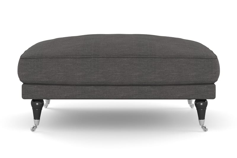 Andrew Fotskammel - Mørkegrå/Krom - Møbler - Stoler & lenestoler - Krakk - Fotskammel