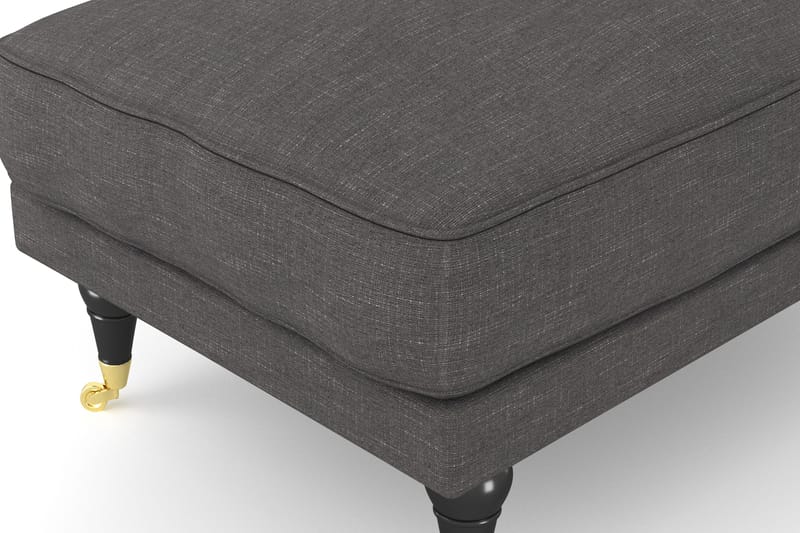 Andrew Fotskammel - Mørkegrå/Messing - Møbler - Stoler & lenestoler - Krakk - Fotskammel