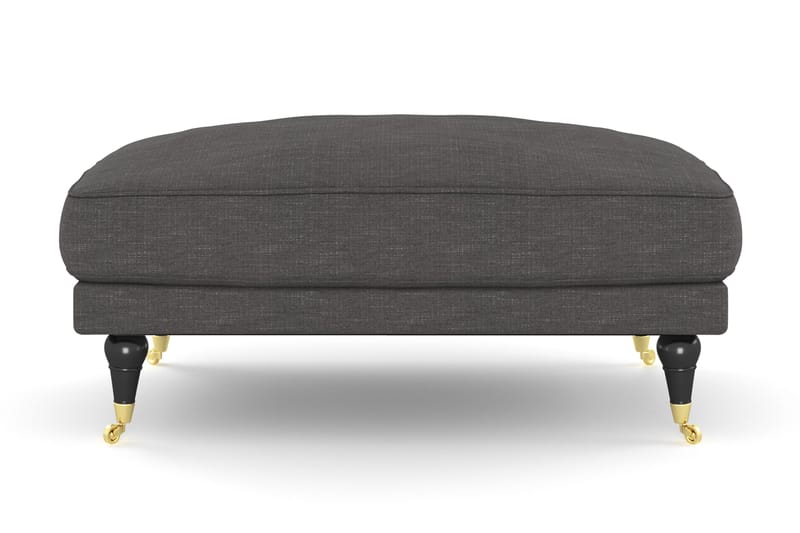 Andrew Fotskammel - Mørkegrå/Messing - Møbler - Stoler & lenestoler - Krakk - Fotskammel