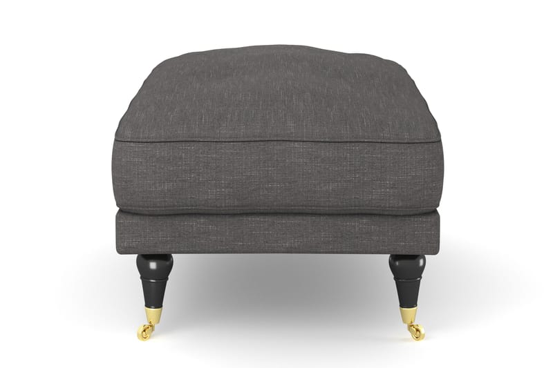 Andrew Fotskammel - Mørkegrå/Messing - Møbler - Stoler & lenestoler - Krakk - Fotskammel