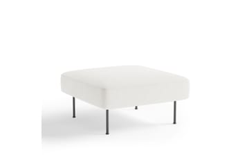 Angele Fotskammel 80 cm Kvadratisk - Hvit - Møbler - Stoler & lenestoler - Krakk - Fotskammel