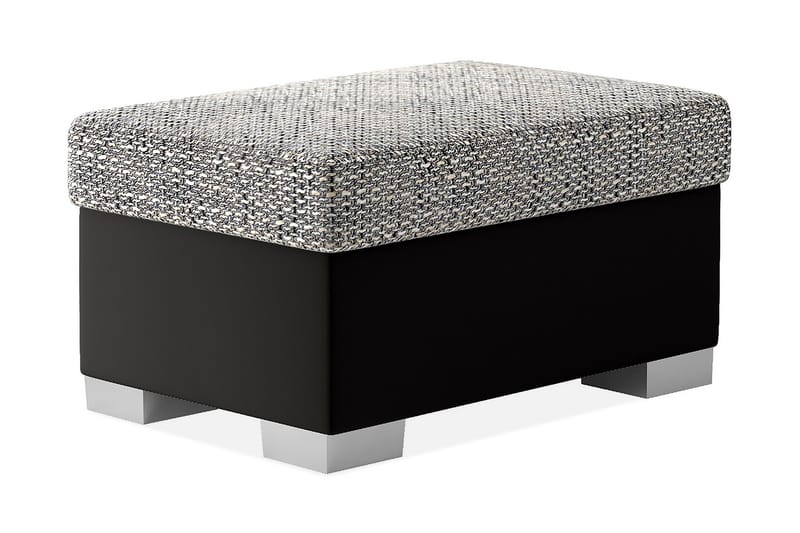 Arabejo Fotskammel 55x85 cm - Grå/Svart - Møbler - Stoler & lenestoler - Krakk - Fotskammel