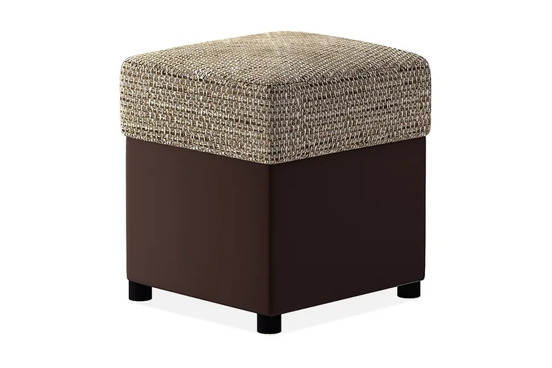 Arabejo Fotskammel, Beige/Brun