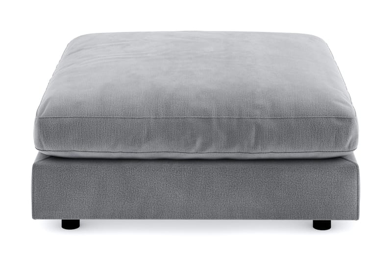 Arken Fotskammel Fløyel - Lysegrå - Møbler - Stoler & lenestoler - Krakk - Fotskammel