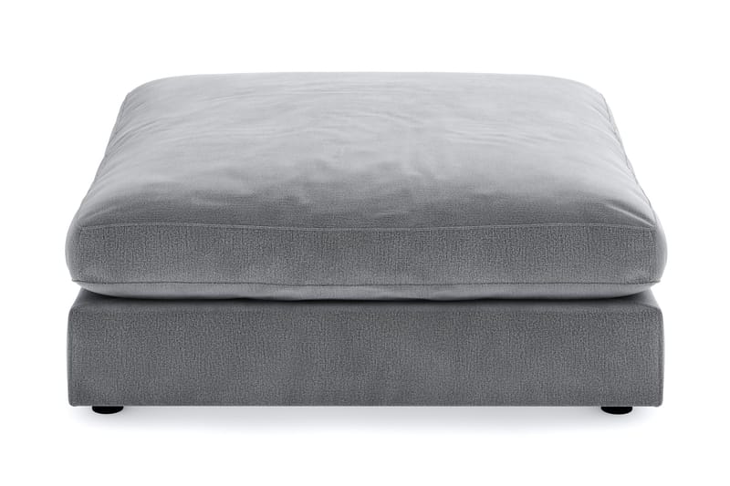 Arken Fotskammel Fløyel - Lysegrå - Møbler - Stoler & lenestoler - Krakk - Fotskammel