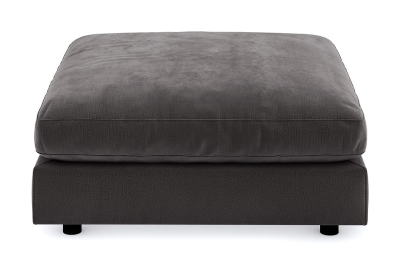 Arken Fotskammel Fløyel - Mørkegrå - Møbler - Stoler & lenestoler - Krakk - Fotskammel