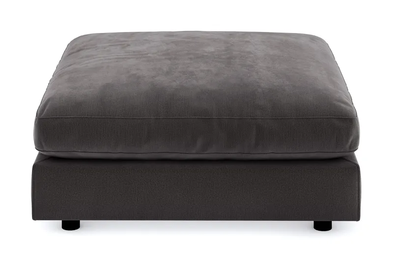 Arken Fotskammel Fløyel - Mørkegrå - Møbler - Stoler & lenestoler - Krakk - Fotskammel