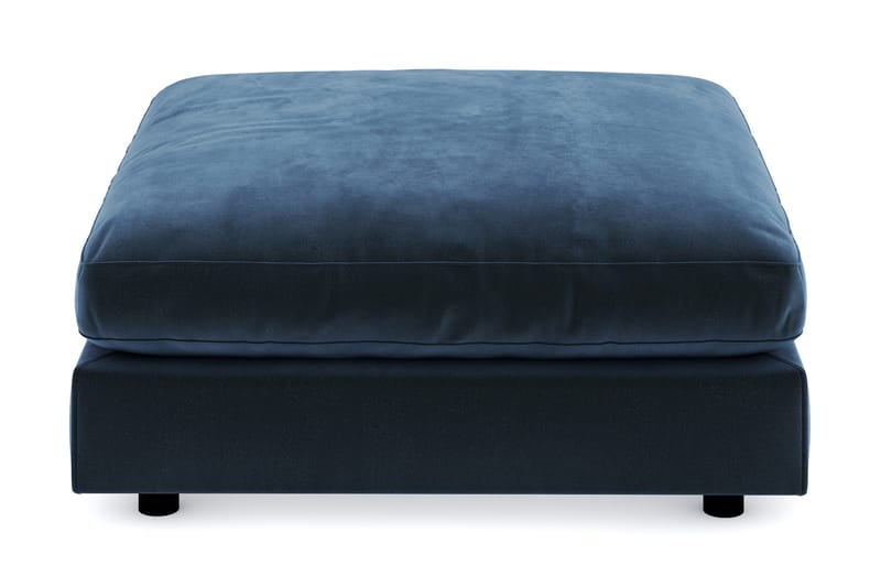 Arken Fotskammel Fløyel - Midnattsblå - Møbler - Stoler & lenestoler - Krakk - Fotskammel