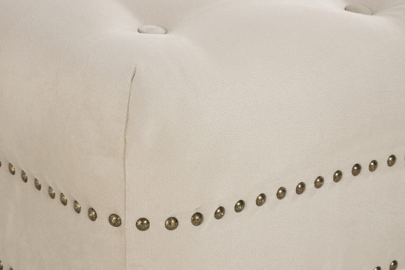 Castelano Fotskammel - Beige - Møbler - Stoler & lenestoler - Krakk - Fotskammel - Chesterfield fotskammel