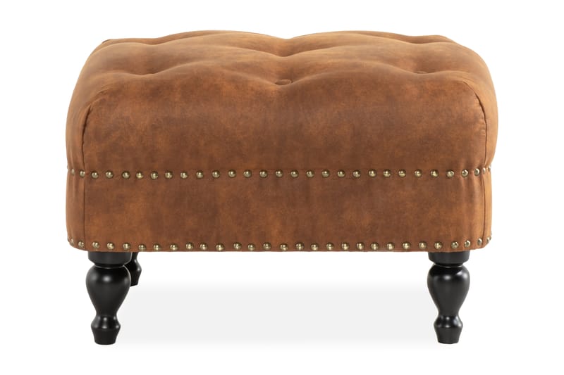 Castelano Fotskammel - Beige - Møbler - Stoler & lenestoler - Krakk - Fotskammel - Chesterfield fotskammel