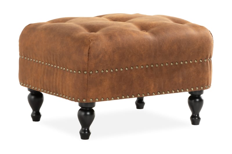 Castelano Fotskammel - Beige - Møbler - Stoler & lenestoler - Krakk - Fotskammel - Chesterfield fotskammel