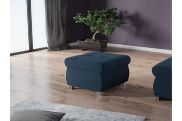 Cerys Fotpall 60 cm - Blå - Møbler - Stoler & lenestoler - Krakk - Fotskammel