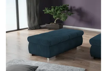 Cerys Fotpall 60 cm - Blå - Møbler - Stoler & lenestoler - Krakk - Fotskammel