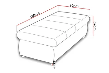 Cerys Fotpall 60 cm - Møbler - Stoler & lenestoler - Krakk - Fotskammel