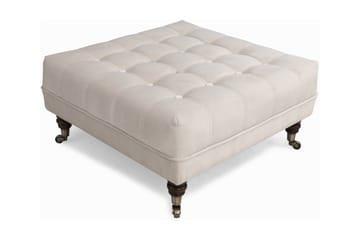 Chesterfield Deluxe Fotskammel Firkantet 70 cm