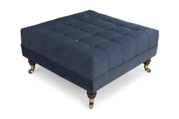 Chesterfield Deluxe Fotskammel Firkantet 70 cm