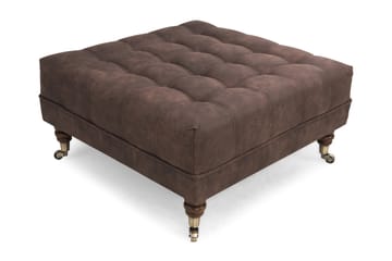 Chesterfield Deluxe Fotskammel Firkantet 70 cm