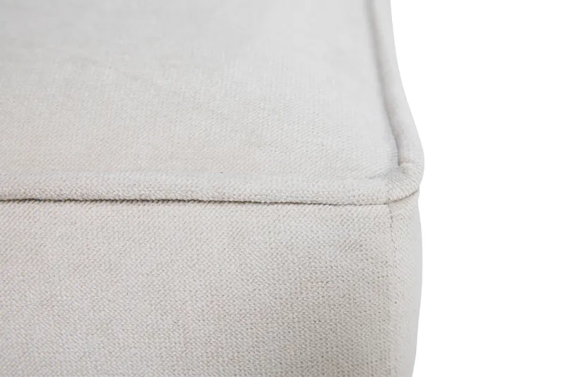 Chesterfield Deluxe Fotskammel Fløyel - Beige - Møbler - Stoler & lenestoler - Krakk - Fotskammel - Chesterfield fotskammel